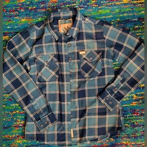 NWT DIXXON Fortunate Youth Womens MD flannel.‎